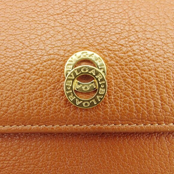 BVLGARI Wallet Doppiotondo Leather Authentic USED - Picture 12 of 12